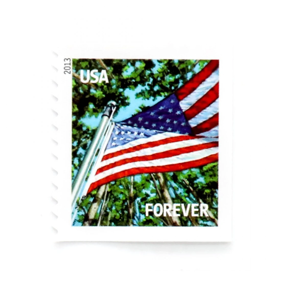 product_image_1765808852 2013 First-Class Forever Stamp - A Flag for All Seasons: Summer